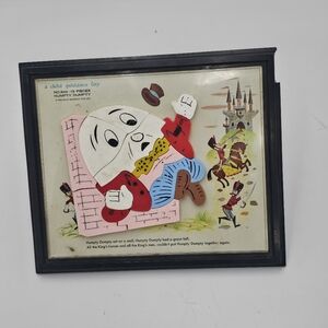 Vintage 1962 15 piece Plastic Child Guidance Puzzle #944 Humpty Dumpty